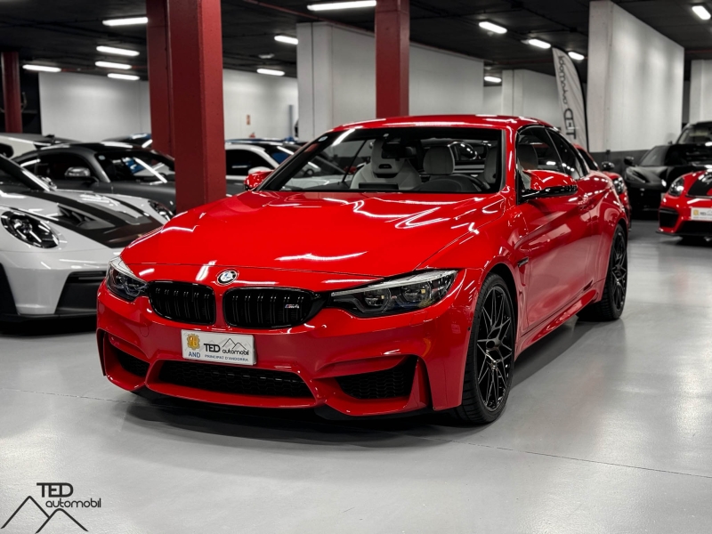 BMW M4 Competition Cabriolet DKG 450cv Individual Ferrari Red