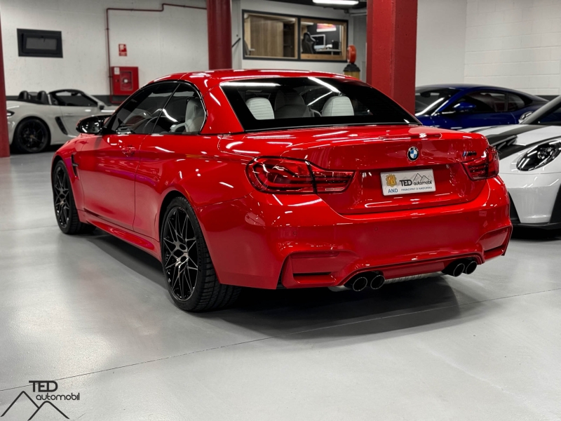 BMW M4 Competition Cabriolet DKG 450cv Individual Ferrari Red