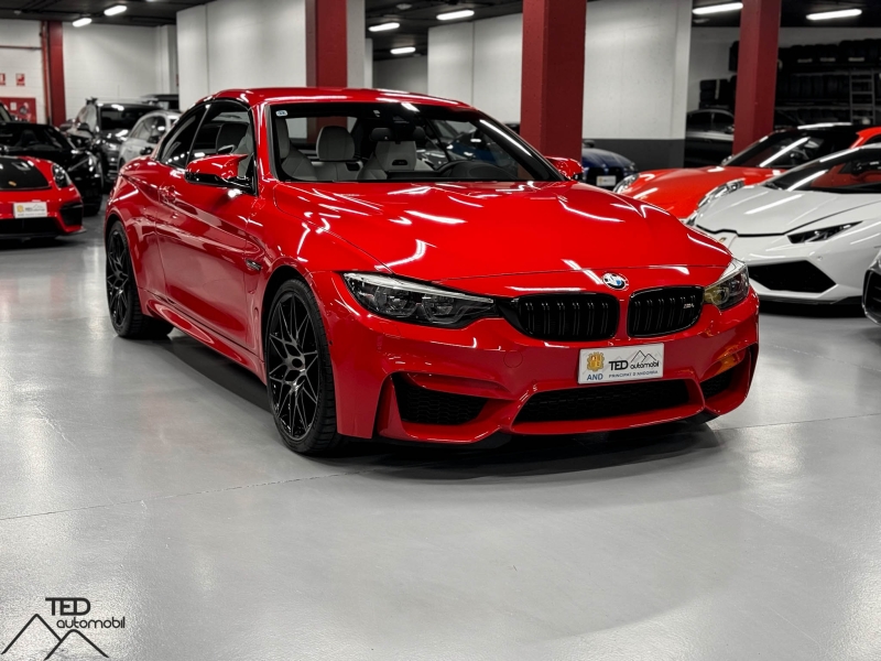 BMW M4 Competition Cabriolet DKG 450cv Individual Ferrari Red