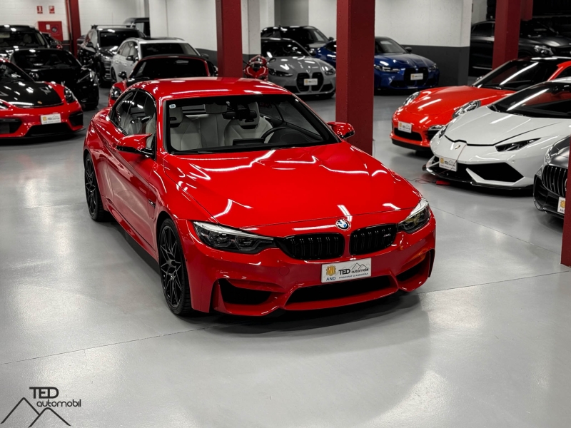 BMW M4 Competition Cabriolet DKG 450cv Individual Ferrari Red
