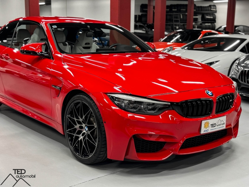 BMW M4 Competition Cabriolet DKG 450cv Individual Ferrari Red
