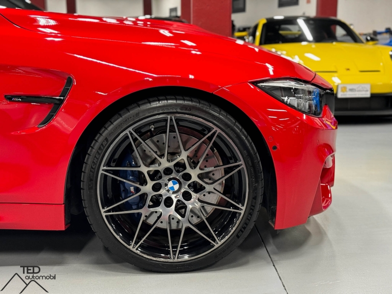 BMW M4 Competition Cabriolet DKG 450cv Individual Ferrari Red