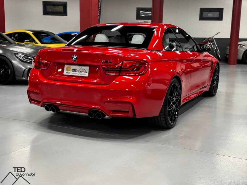 BMW M4 Competition Cabriolet DKG 450cv Individual Ferrari Red