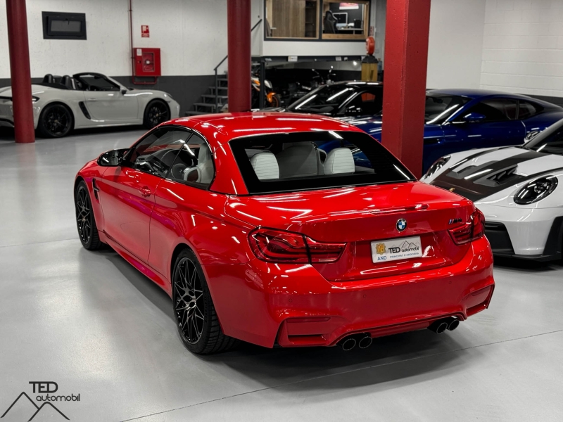 BMW M4 Competition Cabriolet DKG 450cv Individual Ferrari Red
