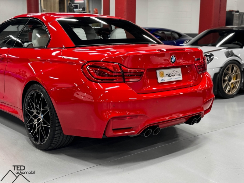 BMW M4 Competition Cabriolet DKG 450cv Individual Ferrari Red