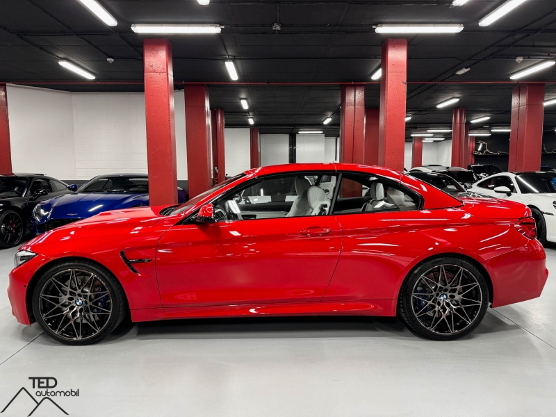 BMW M4 Competition Cabriolet DKG 450cv Individual Ferrari Red