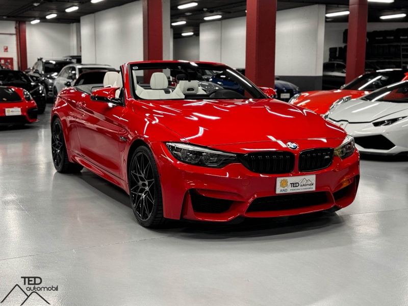 BMW M4 Competition Cabriolet DKG 450cv Individual Ferrari Red