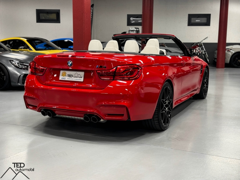BMW M4 Competition Cabriolet DKG 450cv Individual Ferrari Red
