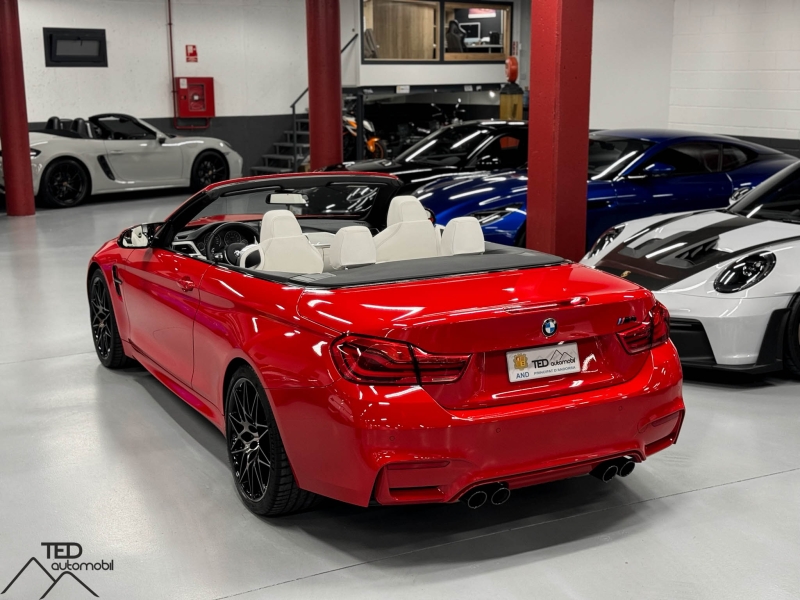 BMW M4 Competition Cabriolet DKG 450cv Individual Ferrari Red