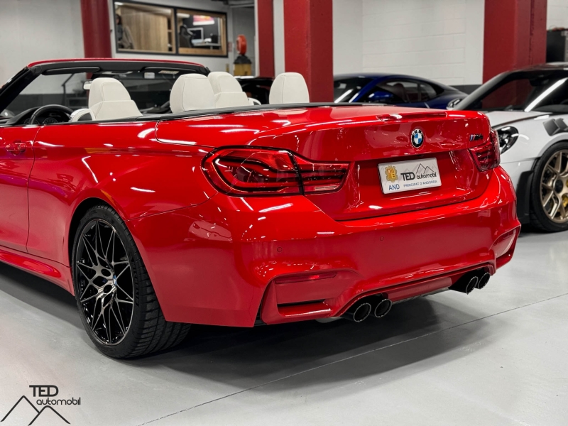 BMW M4 Competition Cabriolet DKG 450cv Individual Ferrari Red