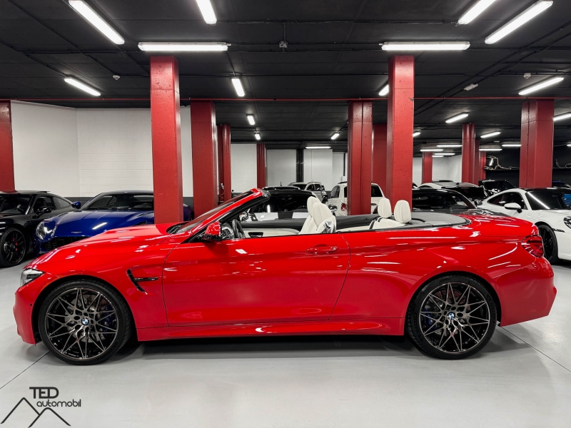 BMW M4 Competition Cabriolet DKG 450cv Individual Ferrari Red
